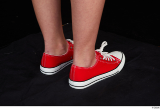 Stacy Cruz foot red sneakers shoes 0006.jpg